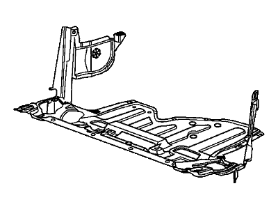 Honda 74111-TA0-A00 Cover, Engine (Lower)