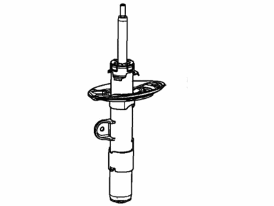 Honda 51621-TRW-J01 Shock Absorber Unit, Left Front