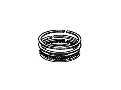 Honda 13011-5BA-A11 Ring Set, Piston