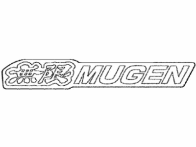 Honda 90000-XVJ-000 Sticker, Suspension (Mugen)