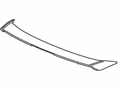 Honda 71705-SNX-A01ZA Spoiler Set, Trunk (Nighthawk Black Pearl)