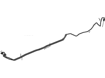 Honda 46340-SNA-A00 Pipe D, Brake