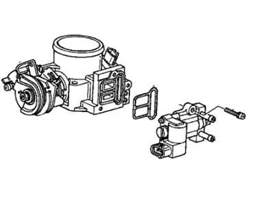 Honda 16400-PLR-A54 Throttle Body Assembly