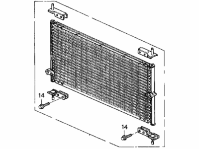 Honda 80110-SX0-003 Condenser