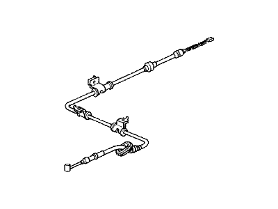 Honda 47510-SX0-A01 Wire, Passenger Side Parking Brake