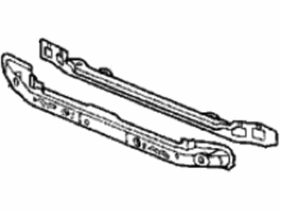 Honda 04603-SX0-A00ZZ Crossmember Set, Front Bulkhead (Lower)