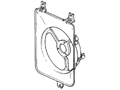 Honda 38615-P1E-A00 Shroud, Air Conditioner