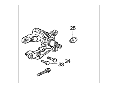 Honda 52210-SX0-900 Knuckle, Right Rear (Abs)