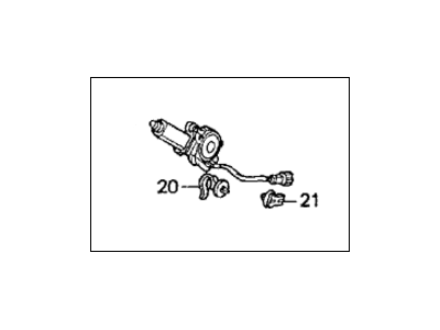 Honda 72255-SW3-505 Motor Assembly L Window