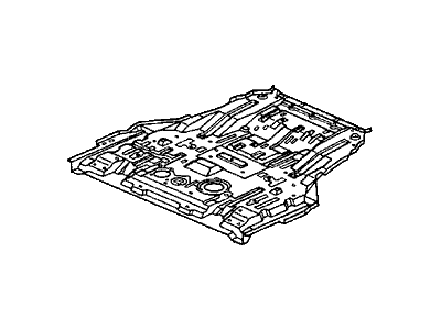 Honda 65511-SX0-A00ZZ Floor, RR.