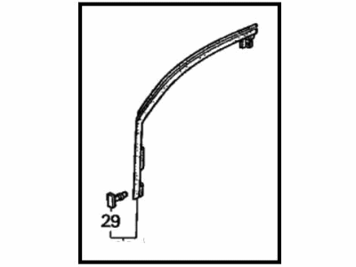 Honda 72365-SX0-003 Sub-Seal, L. FR. Door