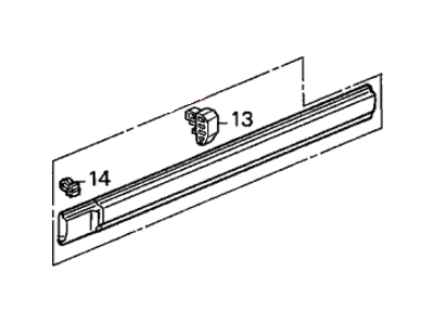 Honda 75302-SM4-A01 Protector, R. FR. Door