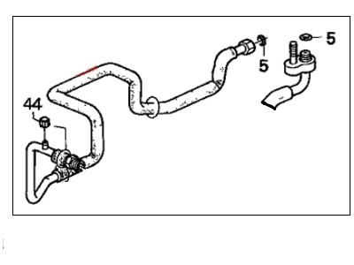 Honda 80321-SM1-A18 Pipe, Suction (Fayette)