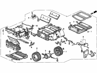 Honda 79300-SM4-A01 Blower Assembly (Denso)