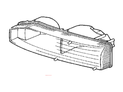 Honda 33103-SM4-A01 Headlight Unit, Passenger Side