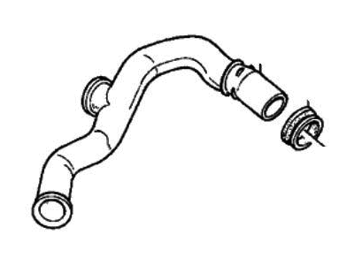 Honda 17242-PT2-000 Tube A, Air Inlet