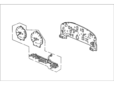 Honda 78120-SM5-A02 Panel, Speedometer/Tachometer And Print