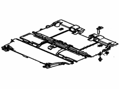 Honda 83303-THR-A01ZB Carpet Assy., Middle Floor *NH900L* (DEEP BLACK)