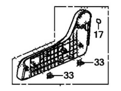 Honda 81748-THR-L01ZA CTR COVER CO*YR507L*
