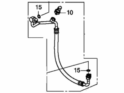 Honda 80315-TPA-J01 Hose Complete, Discharge
