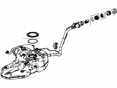 Honda 17044-TPG-A00 Set, Fuel Tank Complete