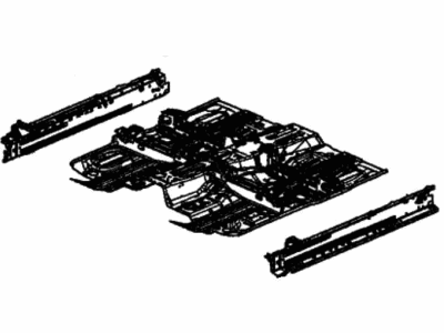 Honda 65100-TPG-305ZZ FLOOR COMP, FRONT