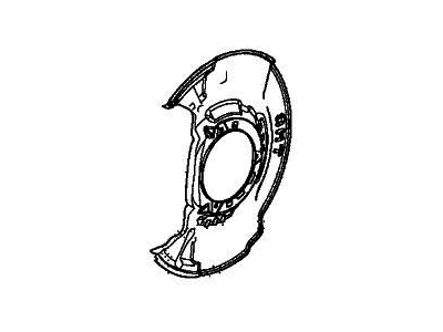 Honda 45255-TMB-H01 Splash Guard, Front