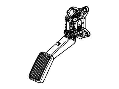 Honda 17800-TLA-A04 Pedal Assy., Accel