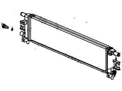 Honda 1J010-5RD-J01 W-Radiator Complete