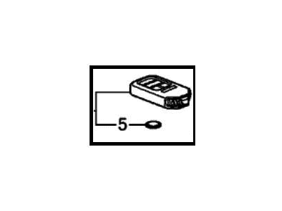 Honda 72147-TLA-A81 Fob Assembly-Entry Key