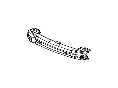 Honda 71130-SDA-A00ZZ Beam, FR. Bumper