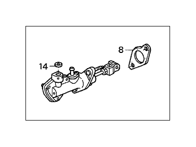 Acura 46920-S7A-A05 Master Cylinder Assembly, Clutch