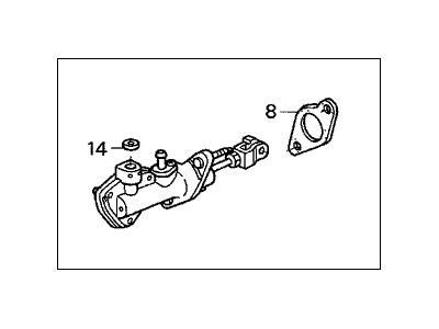 Honda 46920-S7A-A05 Master Cylinder Assy., Clutch