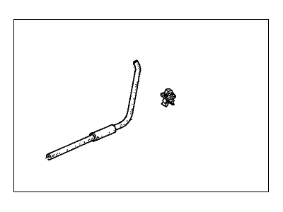 Acura 50933-SDA-A01 Tube A, Electronic Control Mount Solenoid