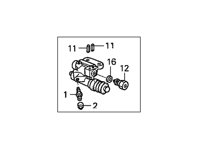 Acura 46930-S3M-A01 Cylinder Assembly, Slave