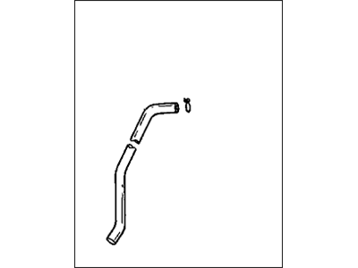 Acura 70050-SDA-A00 Tube, Front Drain Vinyl (Sunroof)