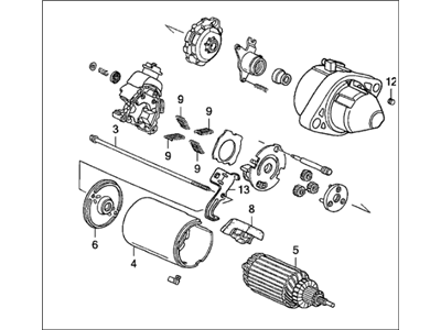 Acura 31200-RAA-A53 Motor Assembly, Start