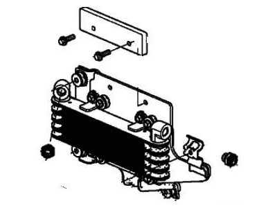 Honda 25500-5MK-023 Cooler Assembly-(Atf)