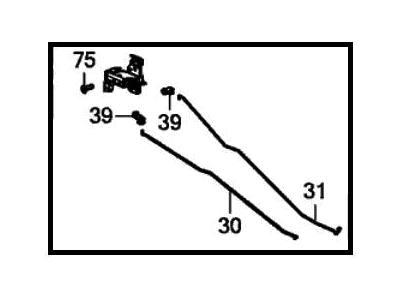 Honda 74851-T6Z-A11 Lock, Drvier Side Tailgate