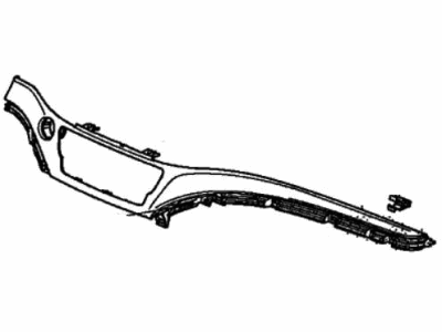 Honda 77220-T6Z-A01ZA GARNISH *NH854L*