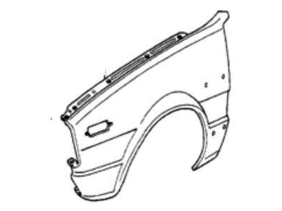 Honda 61110-671-674ZZ Fender, R. FR.