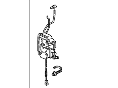 Honda 72150-SH2-A23 Lock Assembly, Left Front Door Lock)