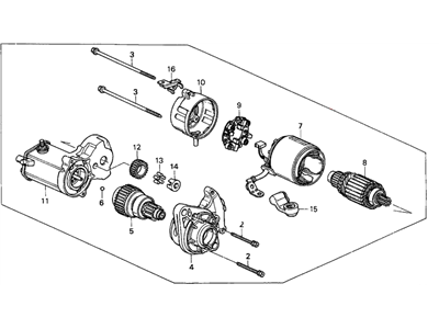 Honda 31200-P71-901 Motor Assembly (Dx4R4)