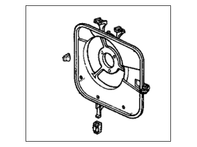 Honda 38615-PM5-A61 Shroud, Air Conditioner