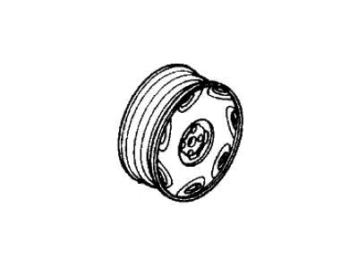 Honda 42700-SH3-J12 Disk, Passenger Side Aluminum Wheel (5-Jx14) (Asahi)
