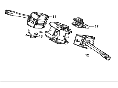 Honda 35250-SH3-A13 Switch Assembly, Combination (Tec)