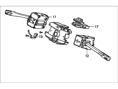 Honda 35250-SH3-A11 Switch Assembly, Combination (Tec)