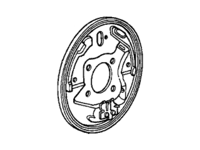 Honda 43120-SH3-013 Plate, Left Rear Brake Backing