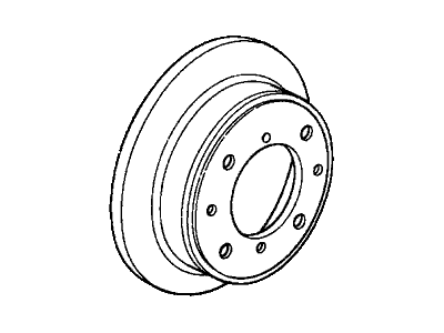 Honda 42510-SE0-010 Disk, Rear Brake