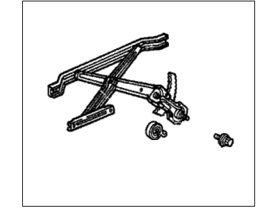 Honda 72210-SH2-A22 Regulator, Right Front Door (Manual)